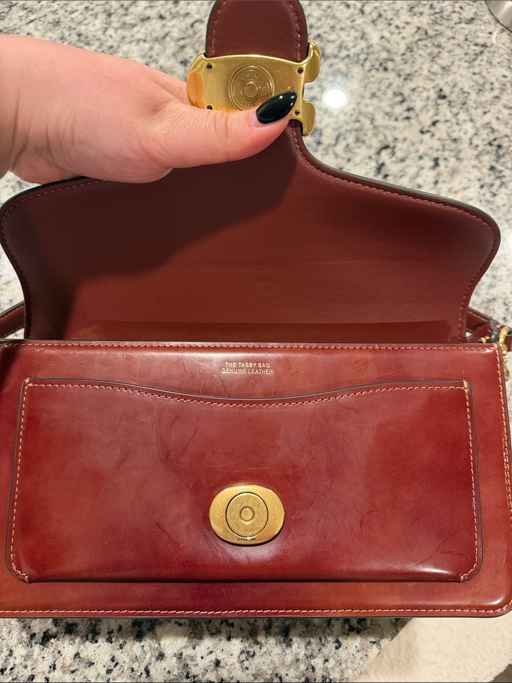 Coach Tabby 26 - Shiny Brown Leather - Picture 4 of 9